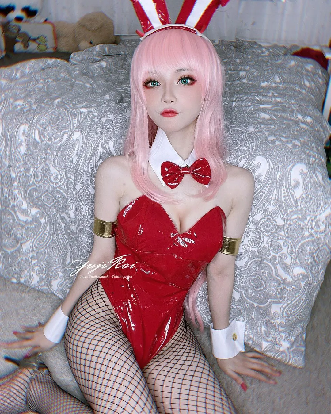 02 Zero Two Bunny Girl Cosplay Costume