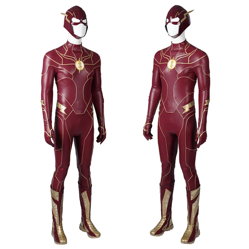 2023 The Flash Barry Allen Cosplay Costume Superhero Flashman Bodysuit