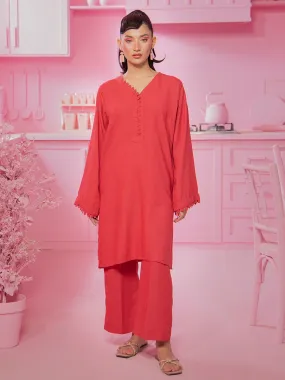 2pc - Stitched Basic Dyed Ayudia Suit