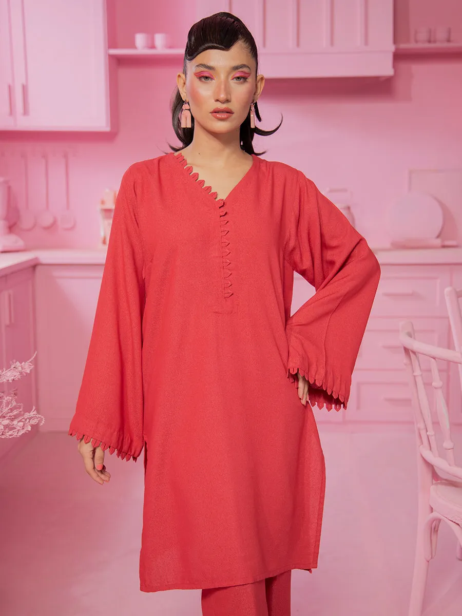 2pc - Stitched Basic Dyed Ayudia Suit