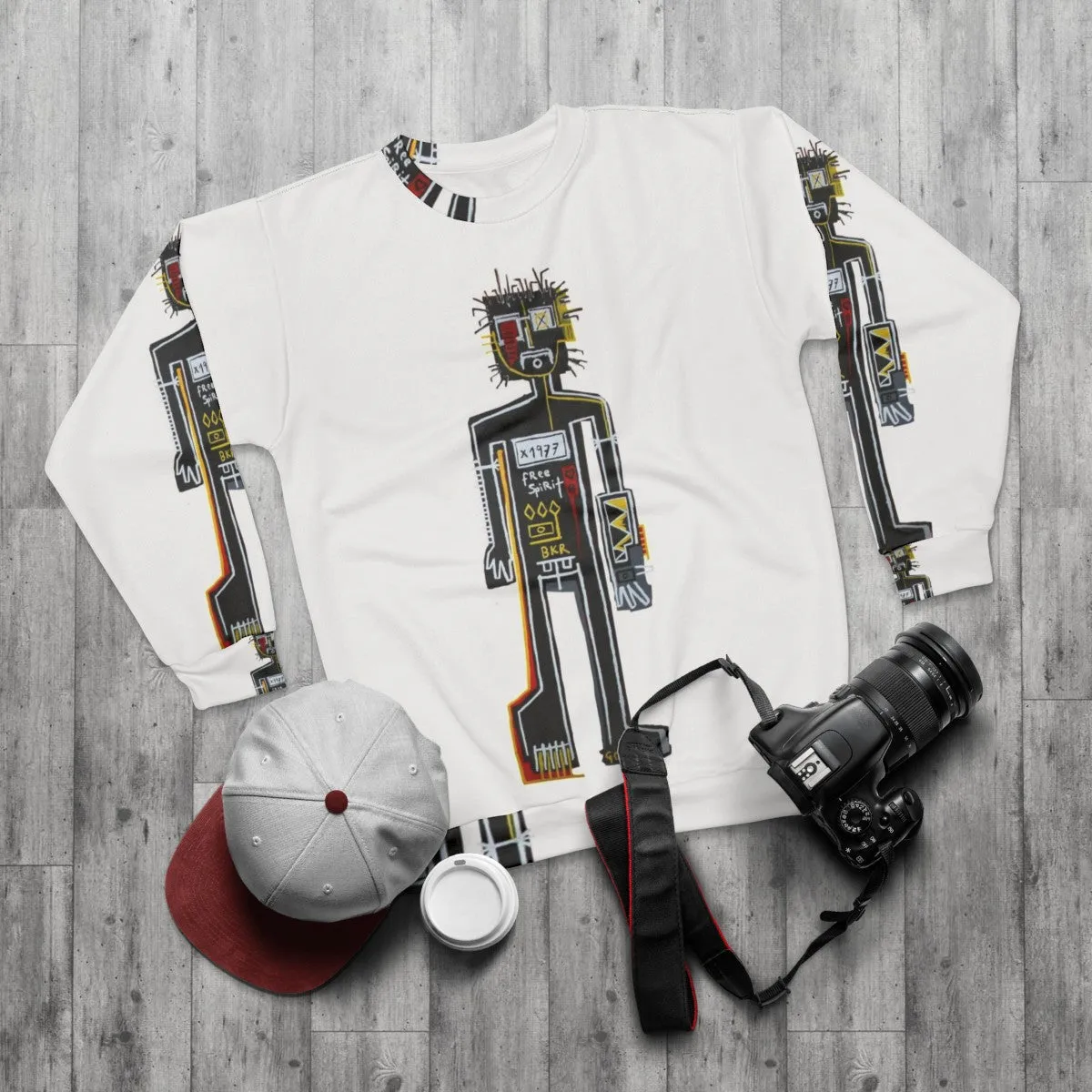 Abstract Expressionist 'The Player' Sweatshirt