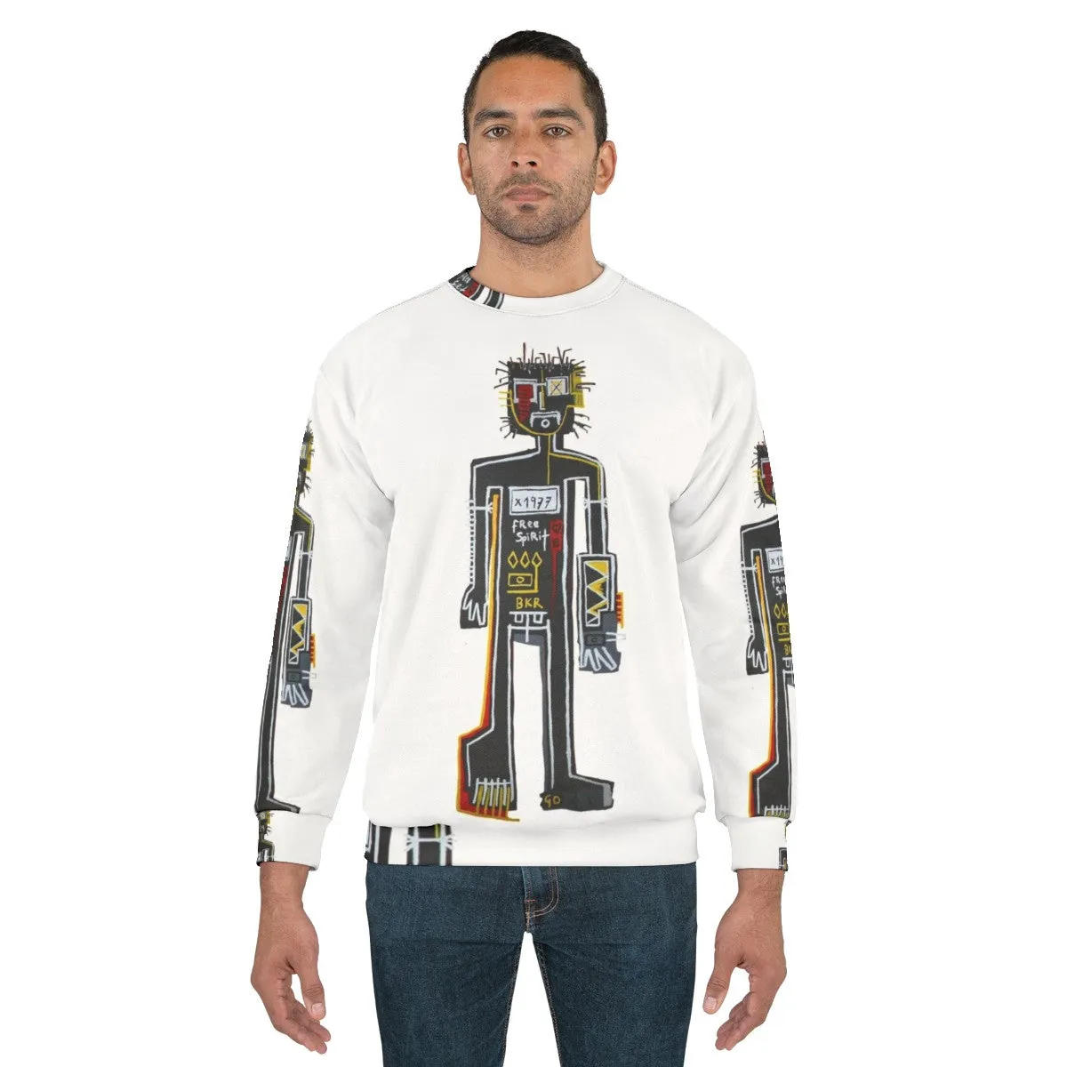 Abstract Expressionist 'The Player' Sweatshirt