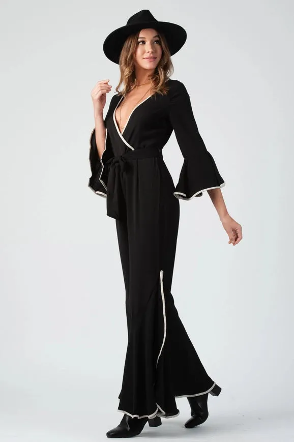 Anastasia Surplice Front Jumpsuit