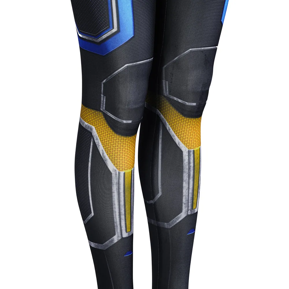 Antman Wasp Hope van Dyne Cosplay Costume Ant-Man 3 Supergirl Yellow Jumpsuit