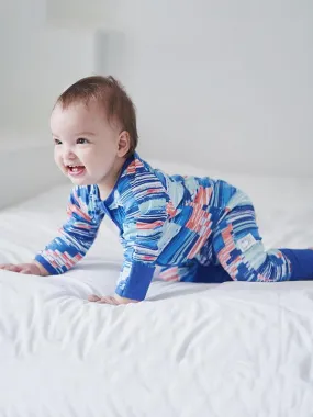 Autumn Baby Multi-Color Zipper Onesie