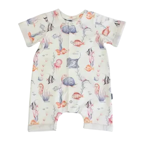 Baby Zomer Jumpsuit Oceaan Dieren