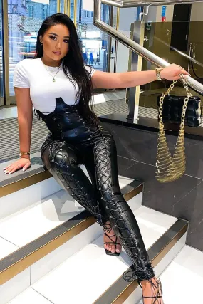 Baddie In The City Jumpsuit - Black