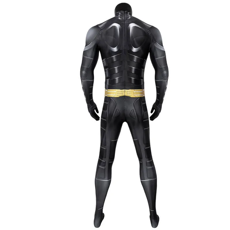 Batman Costumes Mens The Dark Knight Rises Suit Batman Bruce Wayne Jumpsuit Cosplay Outfit Adults