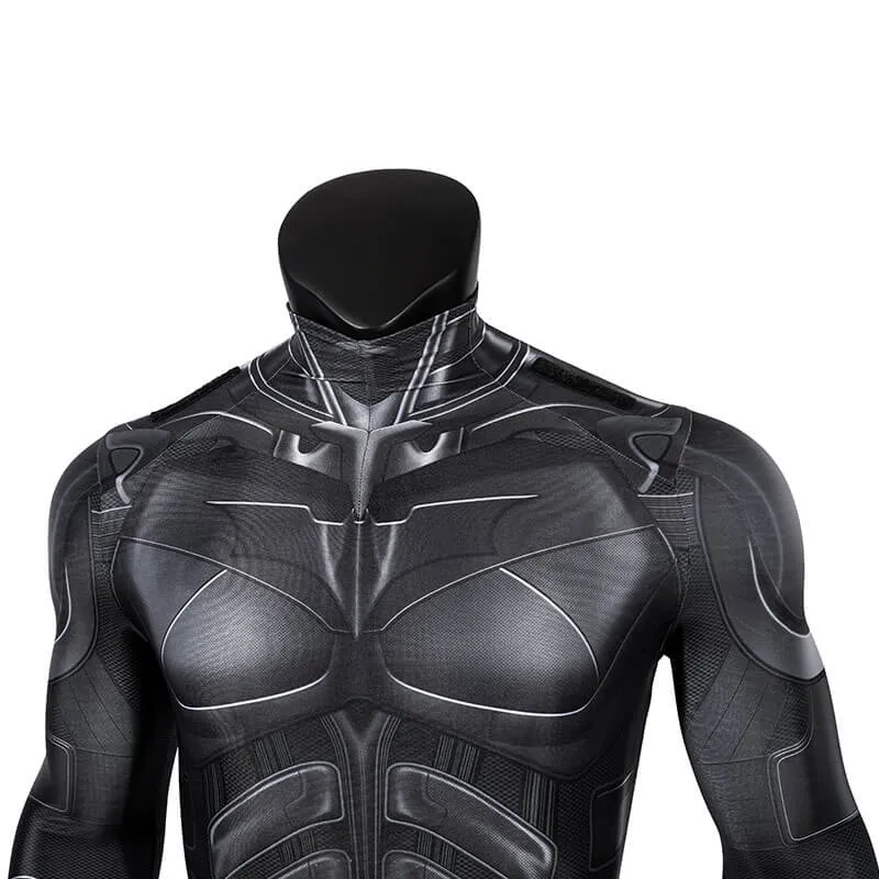 Batman Costumes Mens The Dark Knight Rises Suit Batman Bruce Wayne Jumpsuit Cosplay Outfit Adults