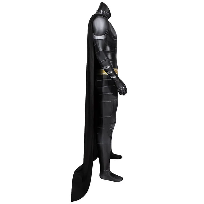 Batman Costumes Mens The Dark Knight Rises Suit Batman Bruce Wayne Jumpsuit Cosplay Outfit Adults