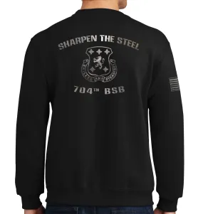 Black on Black Crewneck Unisex Sweatshirt. This shirt IS approved for PT.