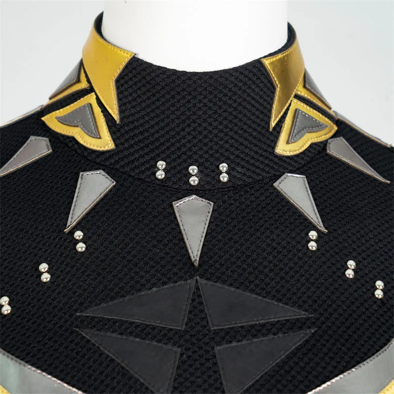Black Panther 2 Shuri Cosplay Costume Shuri Battle Suit Supergirl Black Jumpsuit Halloween Outfit