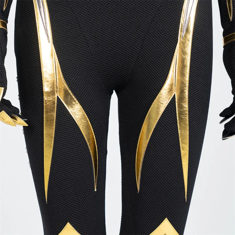 Black Panther 2 Shuri Cosplay Costume Shuri Battle Suit Supergirl Black Jumpsuit Halloween Outfit