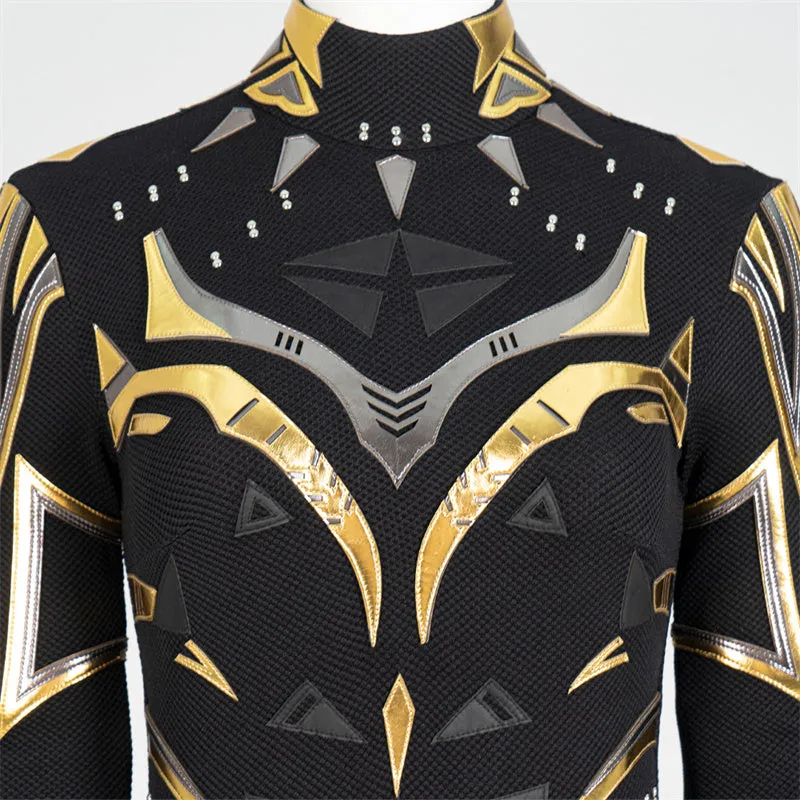Black Panther 2 Shuri Cosplay Costume Shuri Battle Suit Supergirl Black Jumpsuit Halloween Outfit
