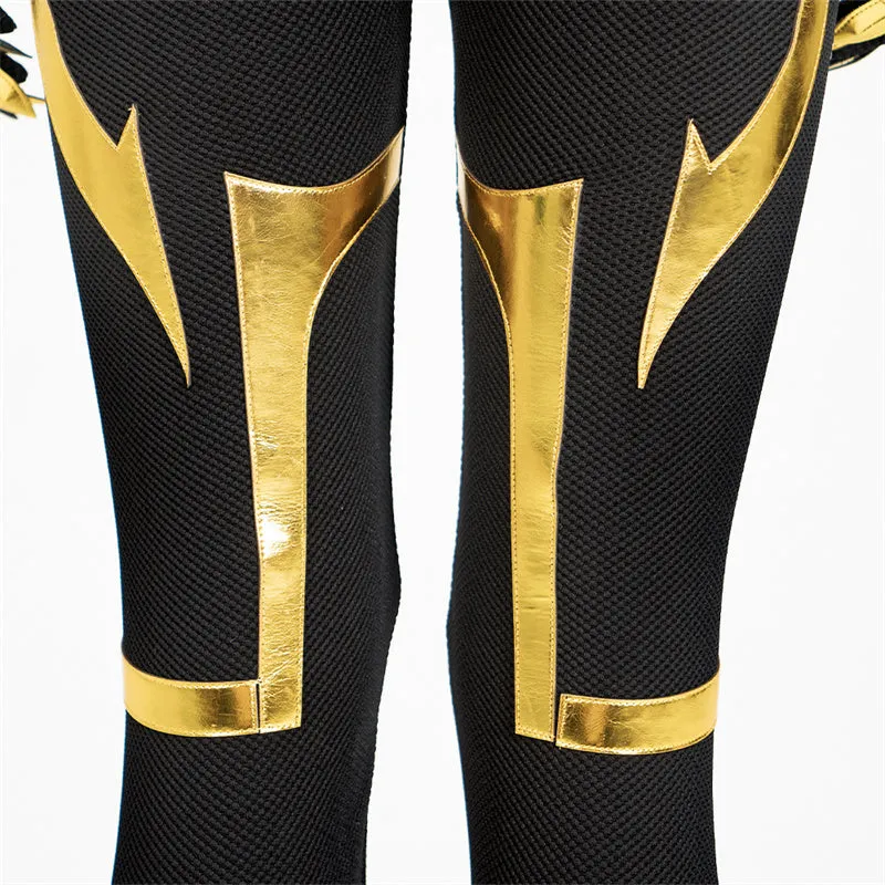 Black Panther 2 Shuri Cosplay Costume Shuri Battle Suit Supergirl Black Jumpsuit Halloween Outfit