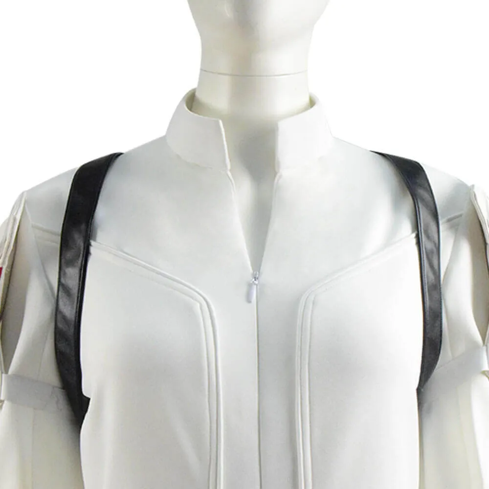 Black Widow Costumes Natalia Romanova White Suit Cosplay Costume Jumpsuit