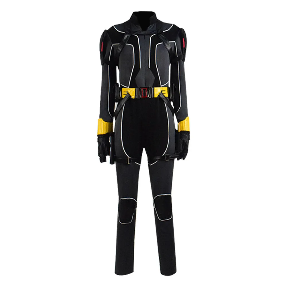 Black Widow Costumes Natasha Romanoff Black Spandex Suit Halloween Cosplay