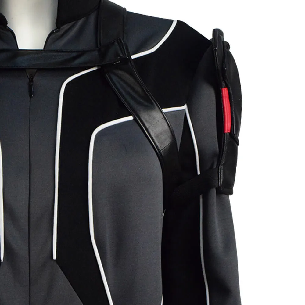 Black Widow Costumes Natasha Romanoff Black Spandex Suit Halloween Cosplay