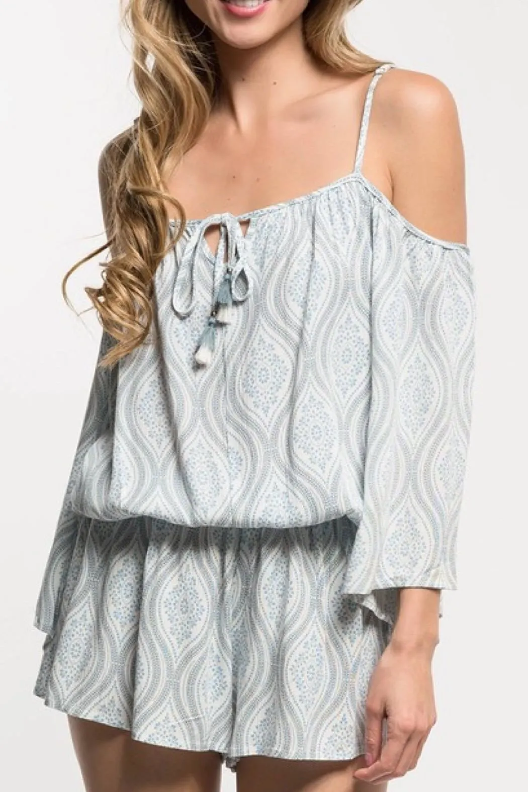 Bohemian flowy romper
