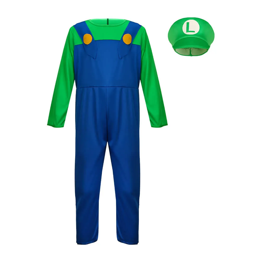 Boys Luigi Costume The Super Mario Bros. Movie