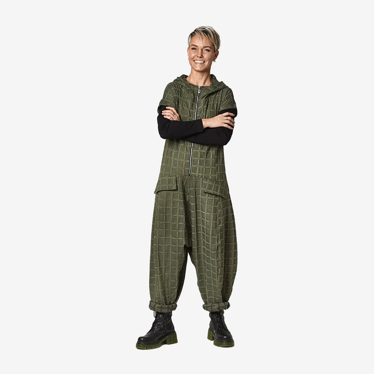 BUBBLE JUMPSUIT OLIVE