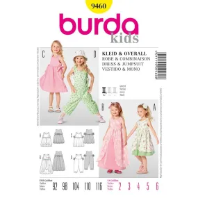 Burda Style B9460 Dress & Jumpsuit Sewing Pattern