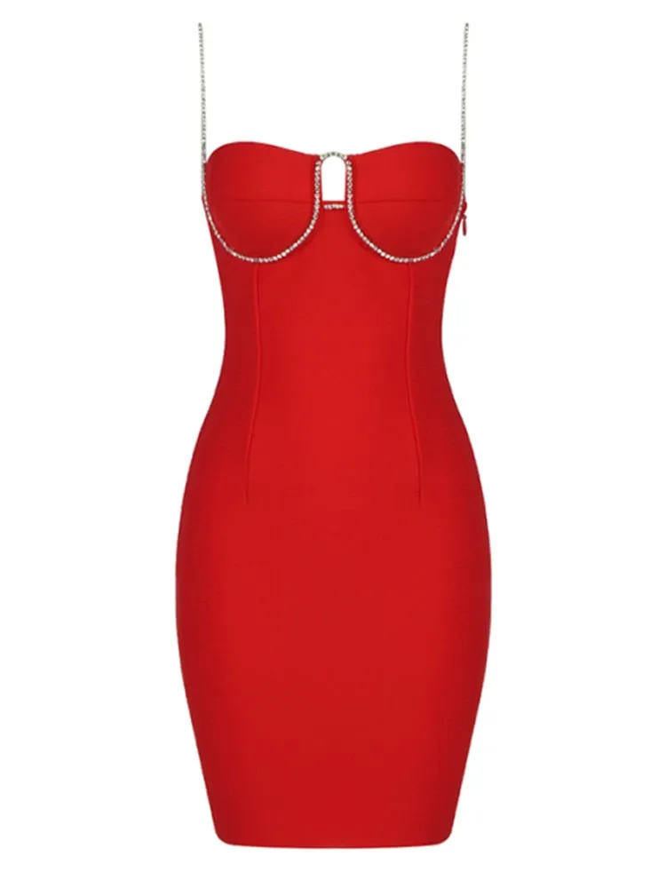 Bust Detail Bodycon Dress