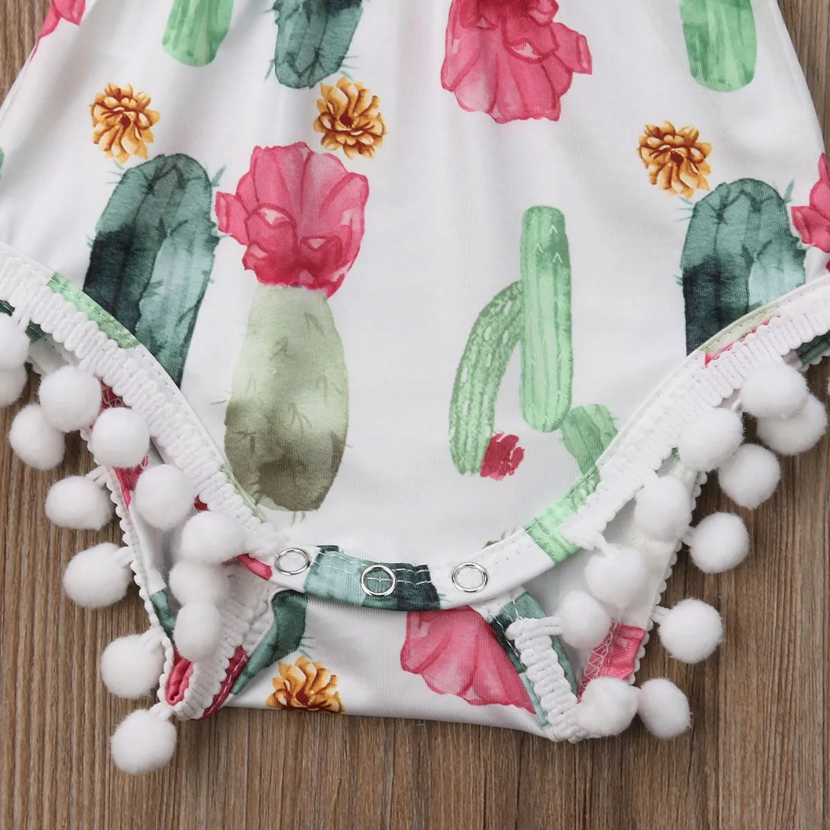 Cactus Baby Girl Onesie