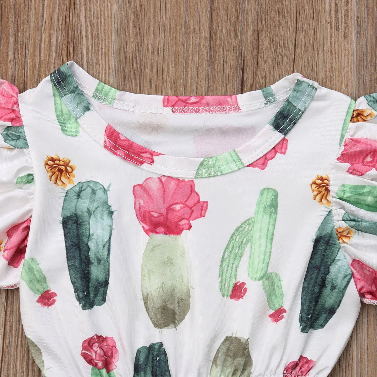 Cactus Baby Girl Onesie