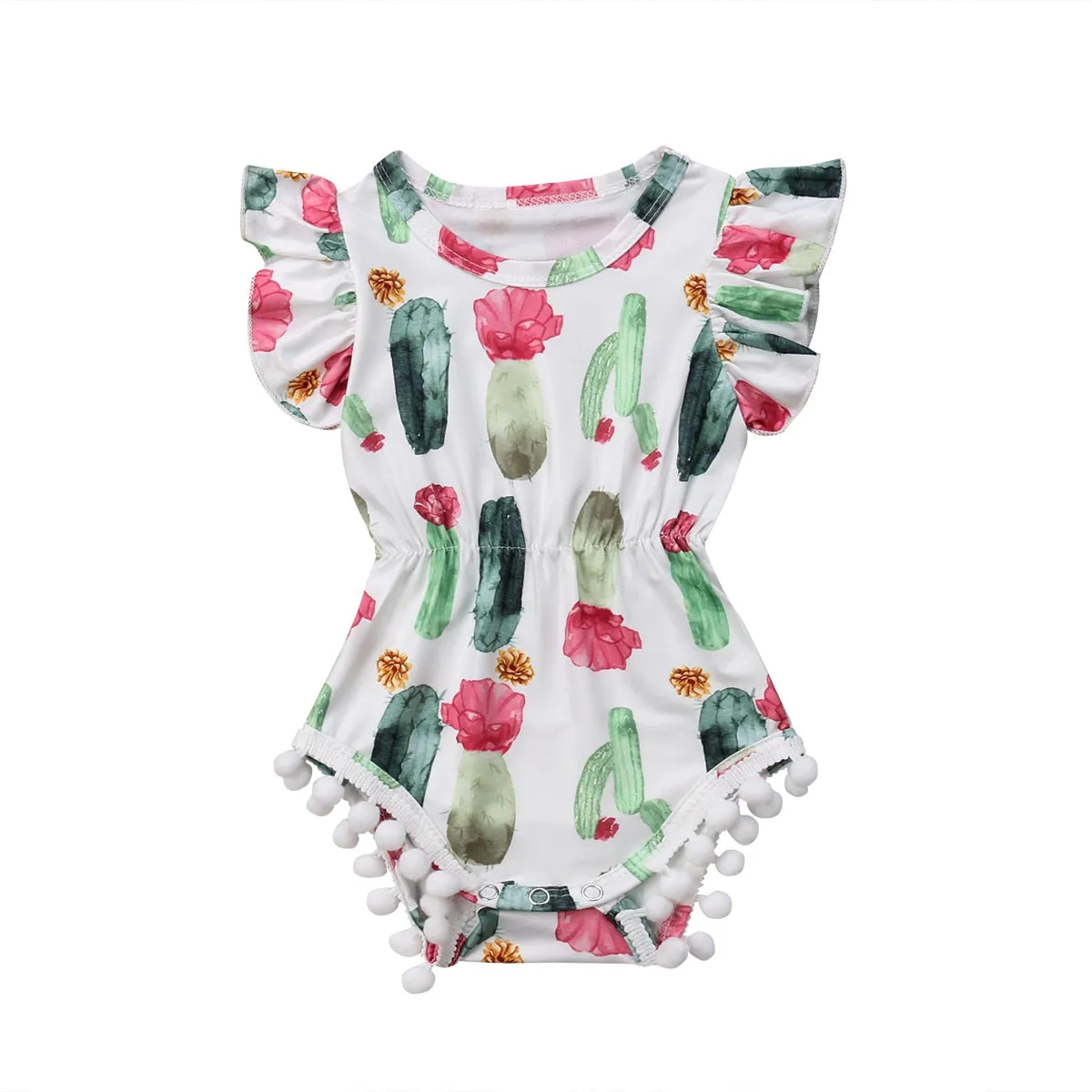Cactus Baby Girl Onesie