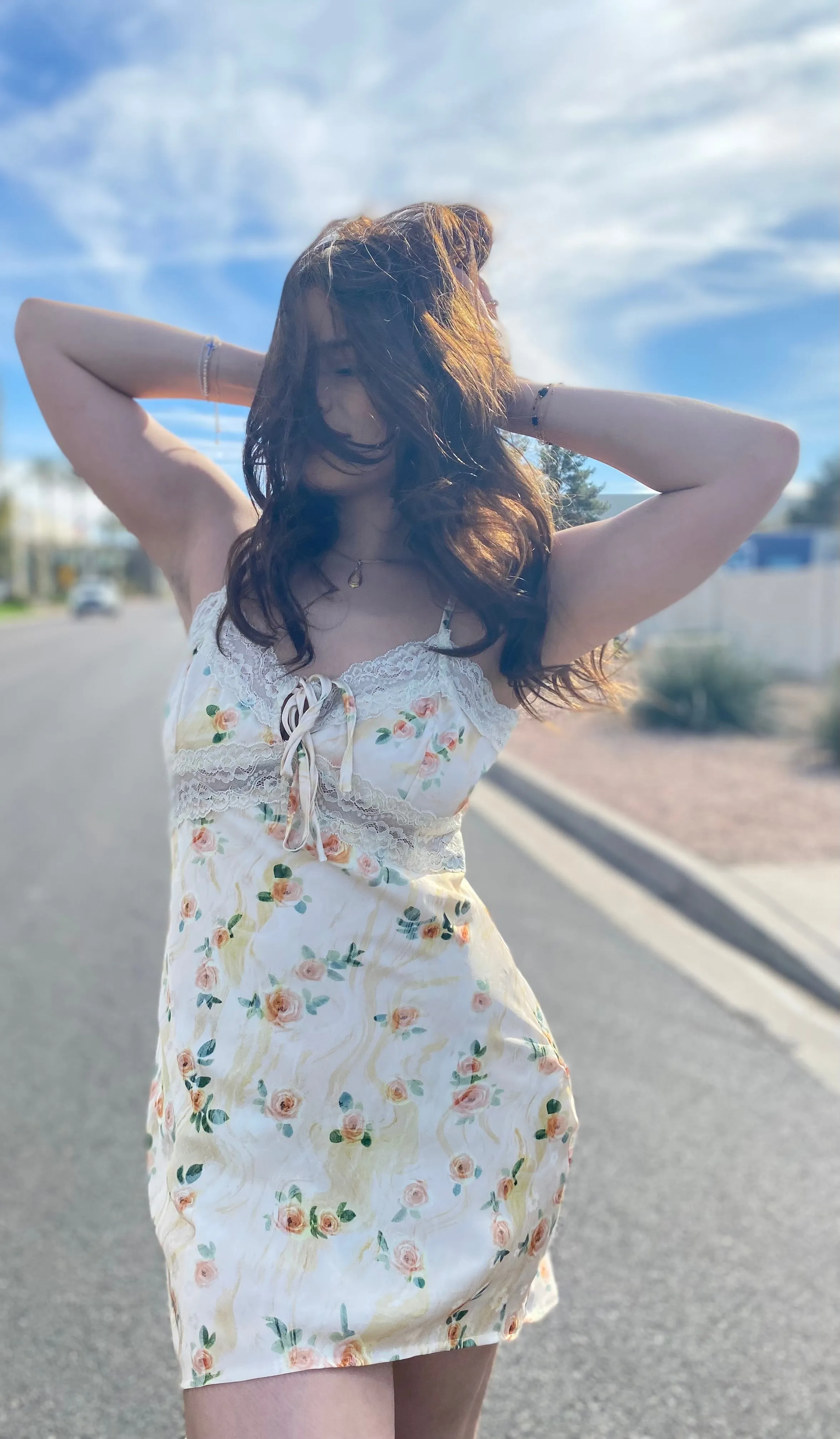 Canary Floral Mini Dress