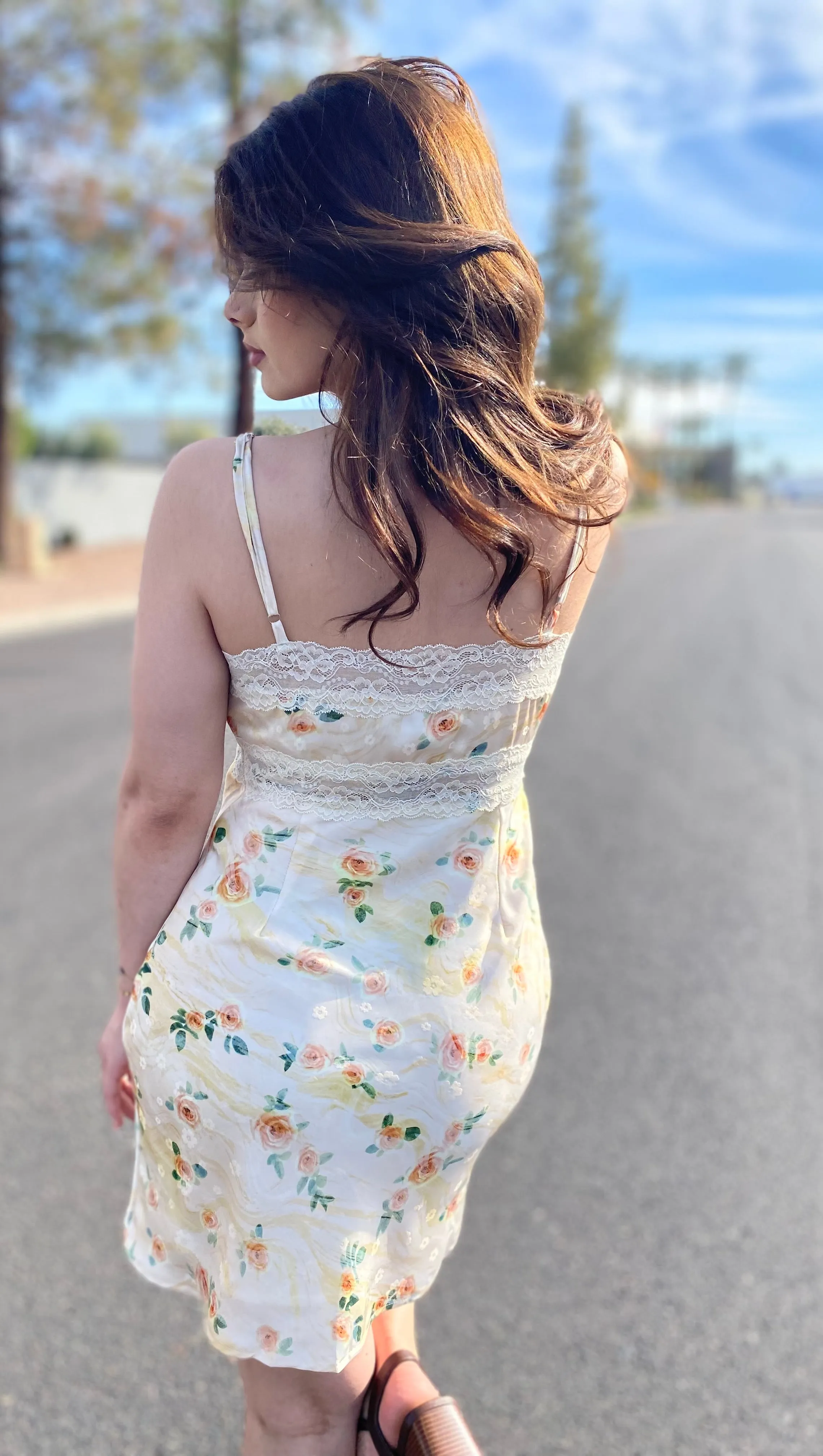 Canary Floral Mini Dress