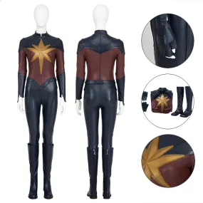 Carol Danvers Cosplay 2023 Amazing Captain Team Uniform Bodysuit Halloween Supergirl Cosplay Costume