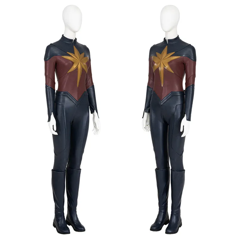 Carol Danvers Cosplay 2023 Amazing Captain Team Uniform Bodysuit Halloween Supergirl Cosplay Costume