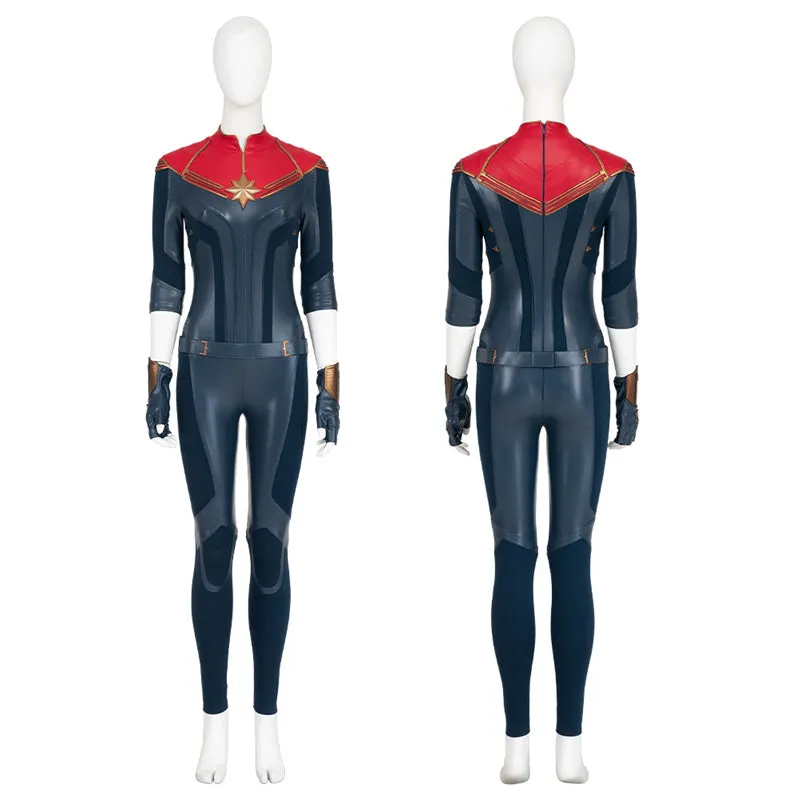 Carol Danvers Costume 2023 Captain Supergirl Battle Suit Halloween Superhero Cosplay Costume