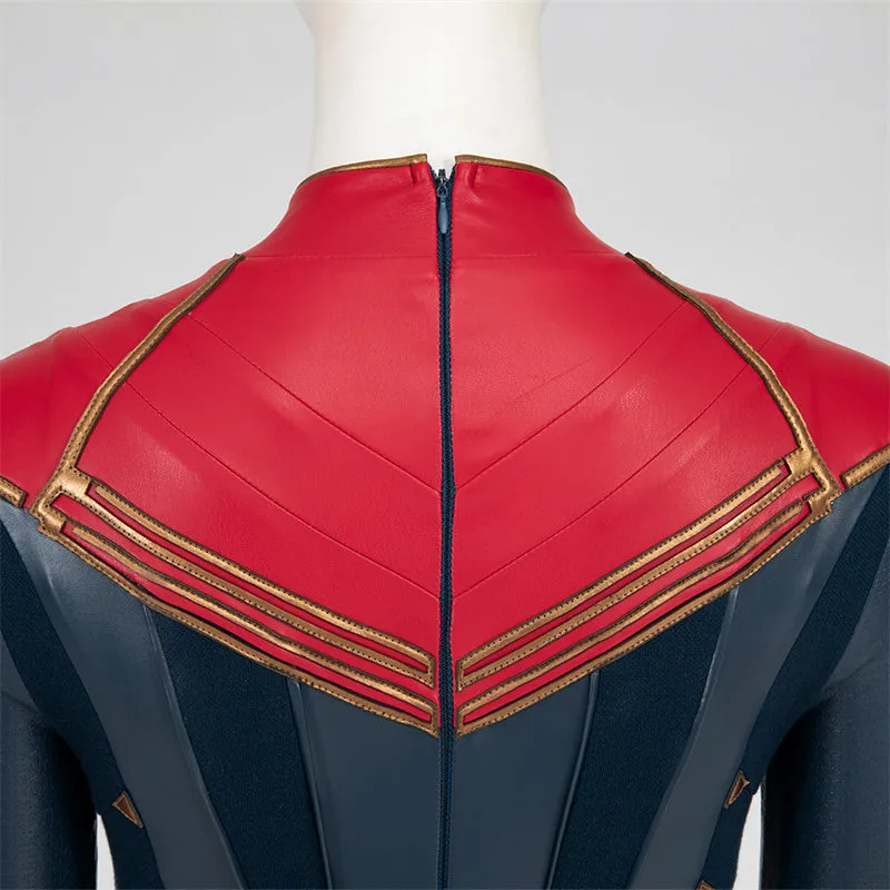Carol Danvers Costume 2023 Captain Supergirl Battle Suit Halloween Superhero Cosplay Costume