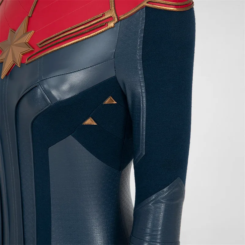 Carol Danvers Costume 2023 Captain Supergirl Battle Suit Halloween Superhero Cosplay Costume