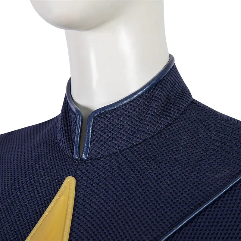 Carol Danvers Suit Amazing Captain Supergirl Cosplay Costumes Halloween Battle Suit