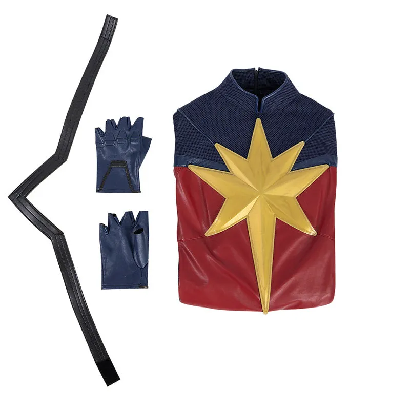 Carol Danvers Suit Amazing Captain Supergirl Cosplay Costumes Halloween Battle Suit