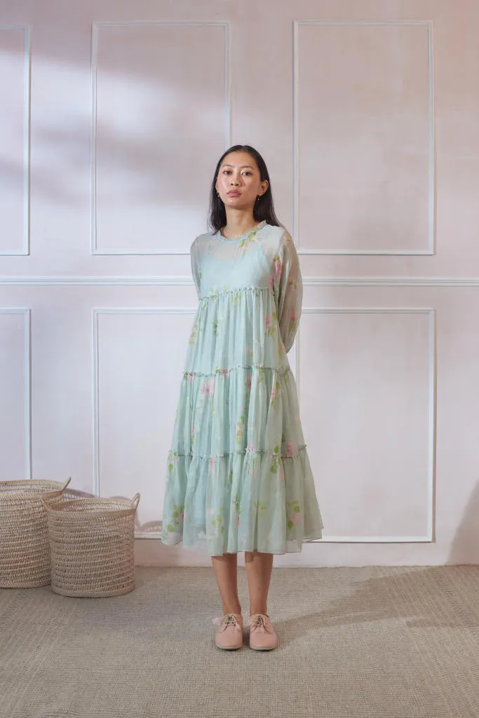 Cha Cha Cha Hibiscus Midi Dress