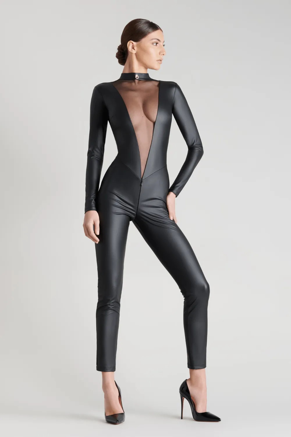 Chambre Noire Catsuit with Zip