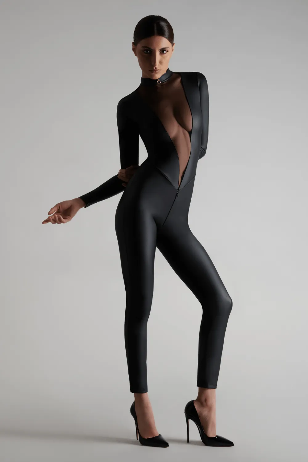 Chambre Noire Catsuit with Zip