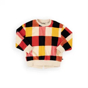 Checkers Sweatshirt Split Hem [only 5-6 Years left]