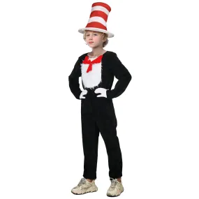 Child Dr. Seuss The Cat in the Hat Costume Hat Halloween Cosplay