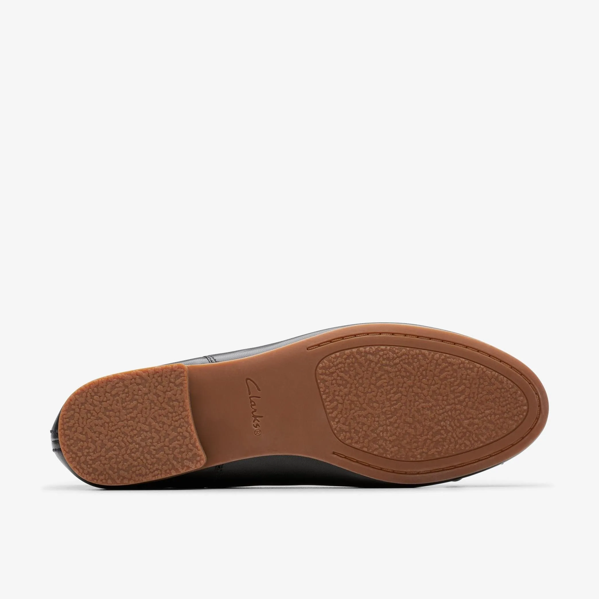 Clarks Women's Fawna Lily Flats- Black Leather