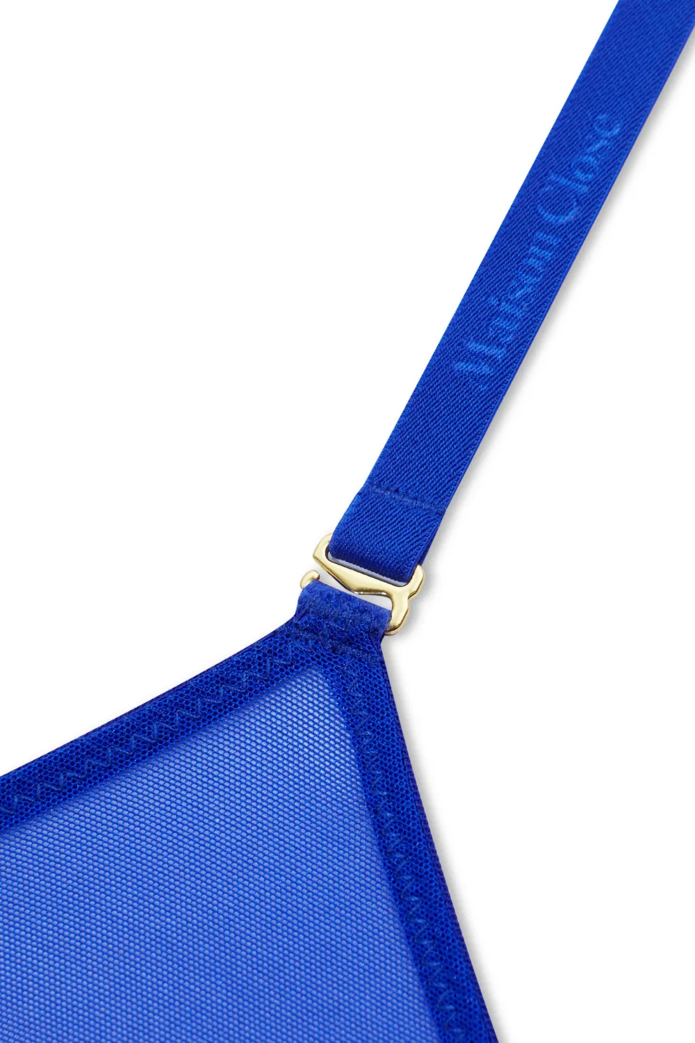 Corps à Corps Thong Bodysuit Neon Blue