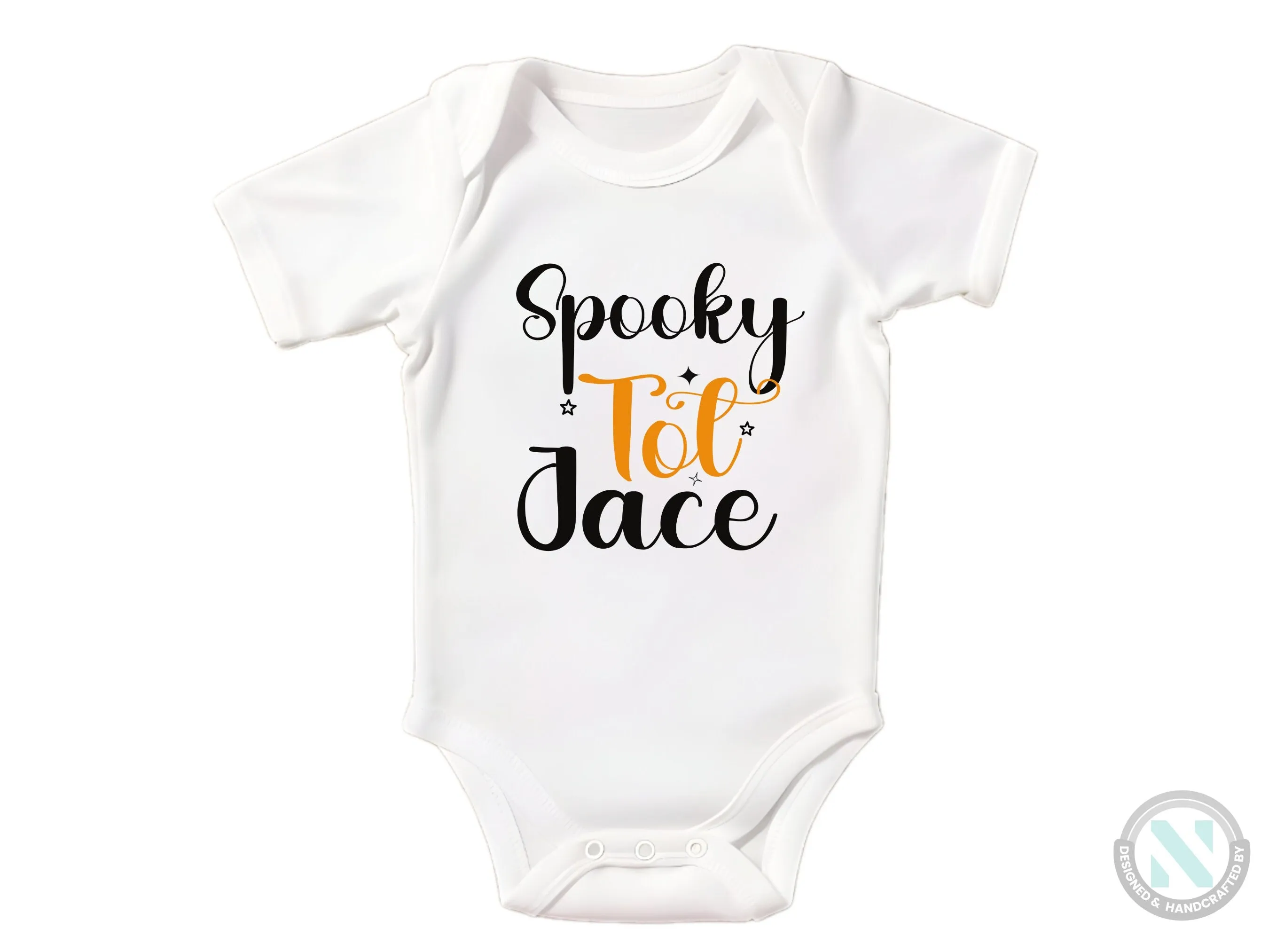 Custom Halloween Baby Grow Gift for Boys with “Spooky Tot” Baby Vest
