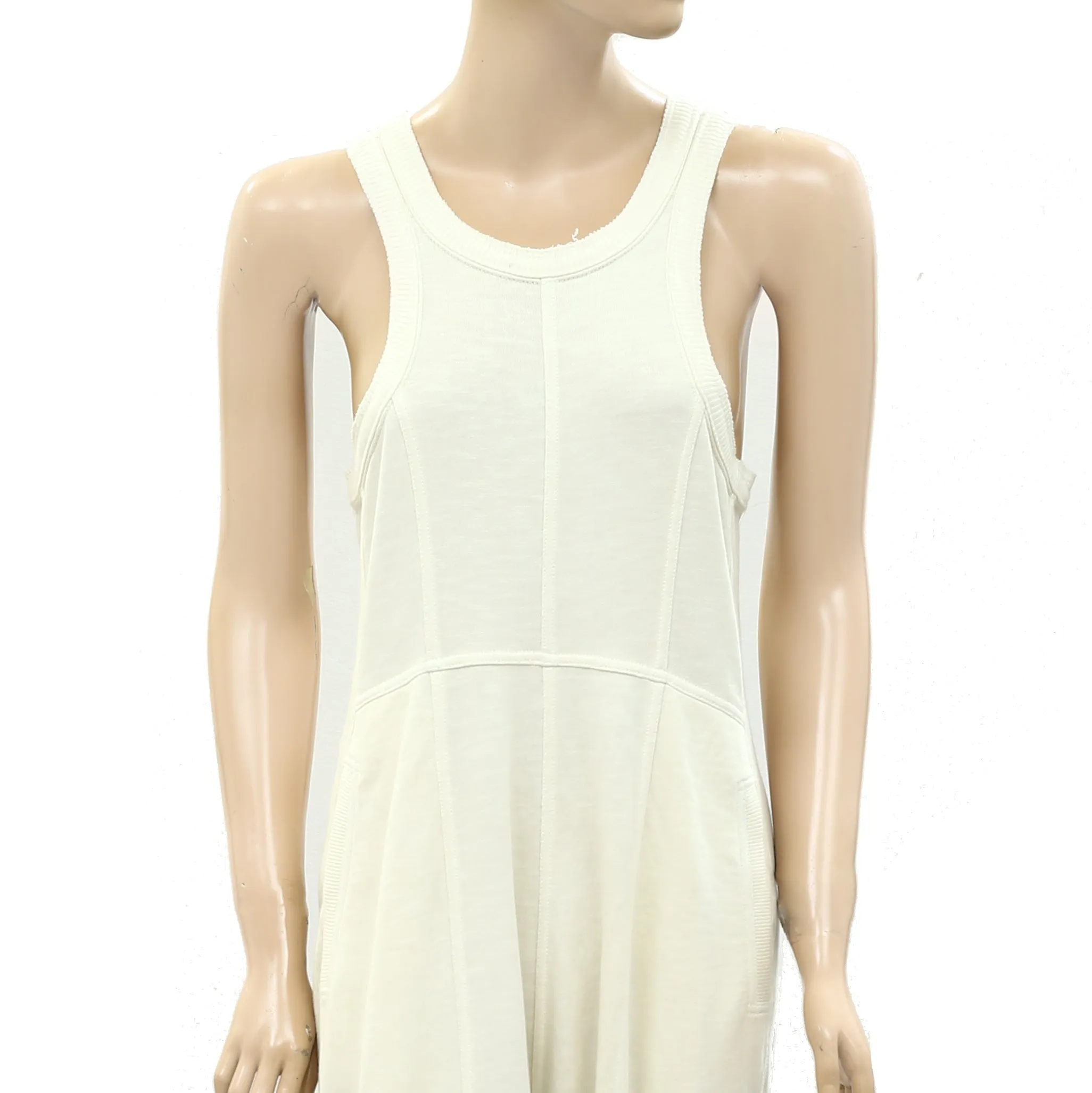 Daily Practice by Anthropologie Seamed Wide-Leg Jumpsuit