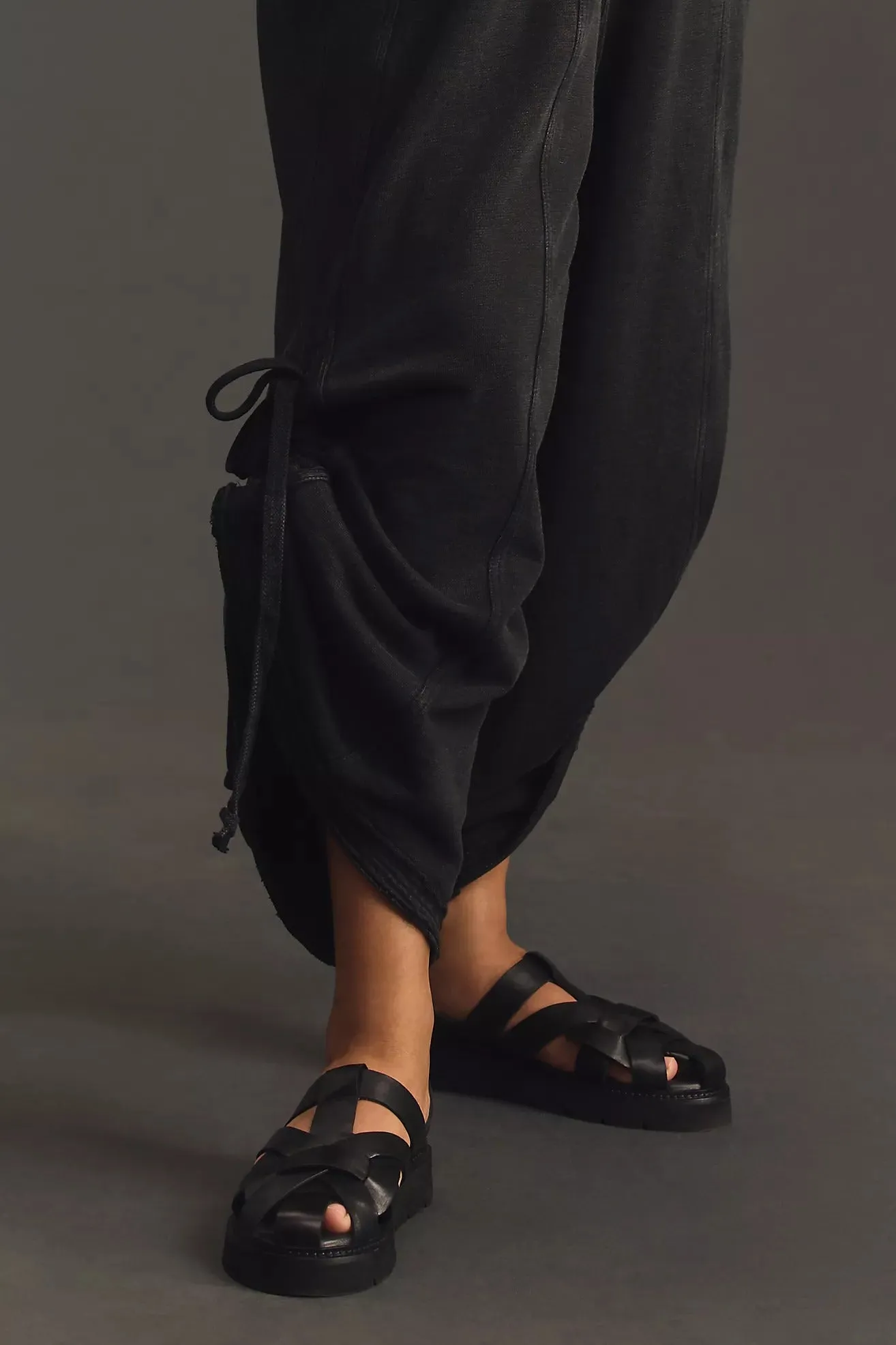 Daily Practice by Anthropologie Seamed Wide-Leg Jumpsuit