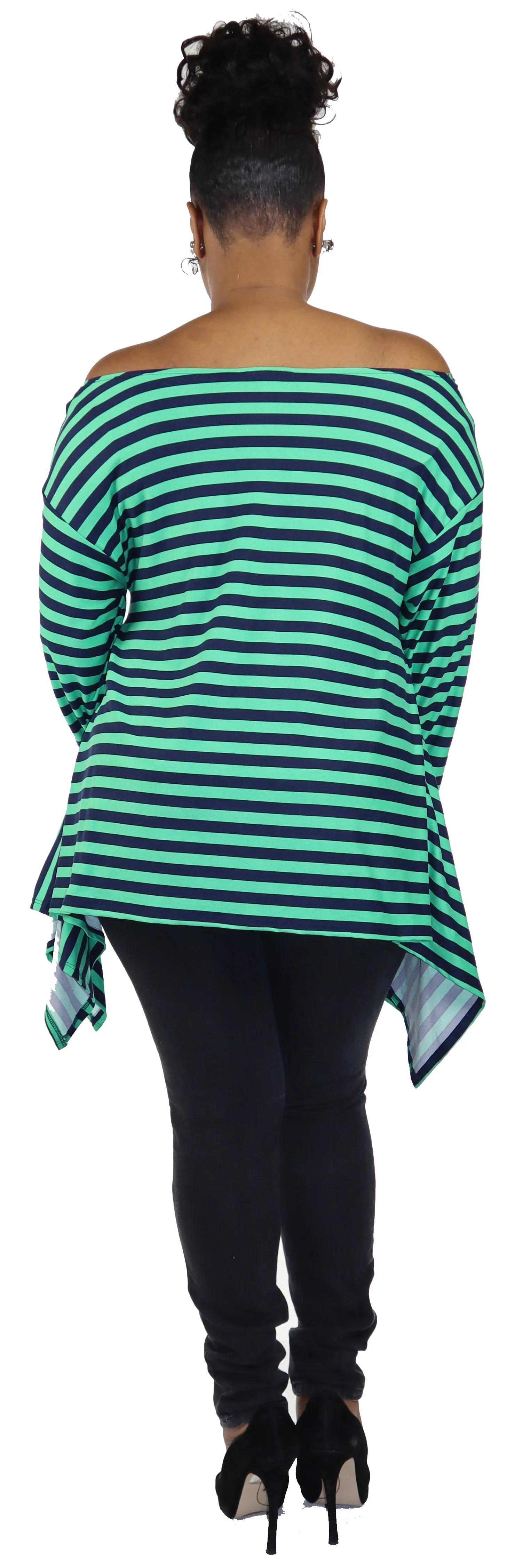 Dare2bstylish tunic, Striped tunic, Asymmetrical tunic, Lagen look tunic, Plus Size, Off shoulder Tunic, One size tunic, Plus size tunic